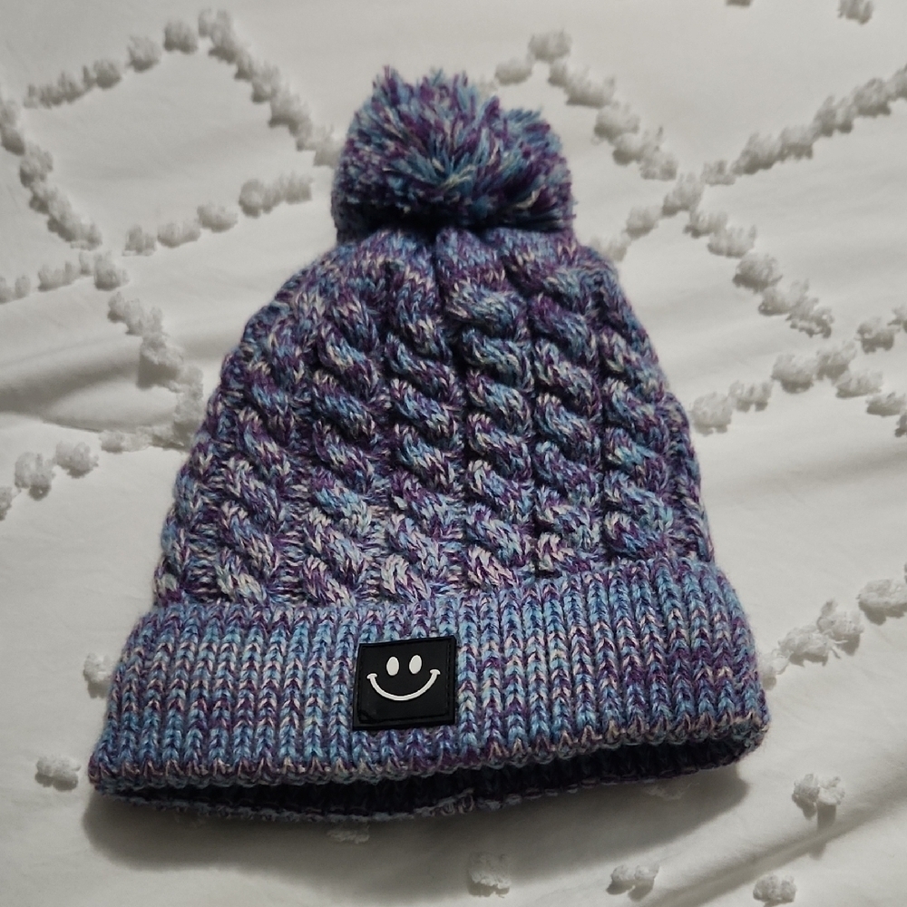 Newborn 0-3 months Baby Knit Pom-Pom Beanie | New Without Tags